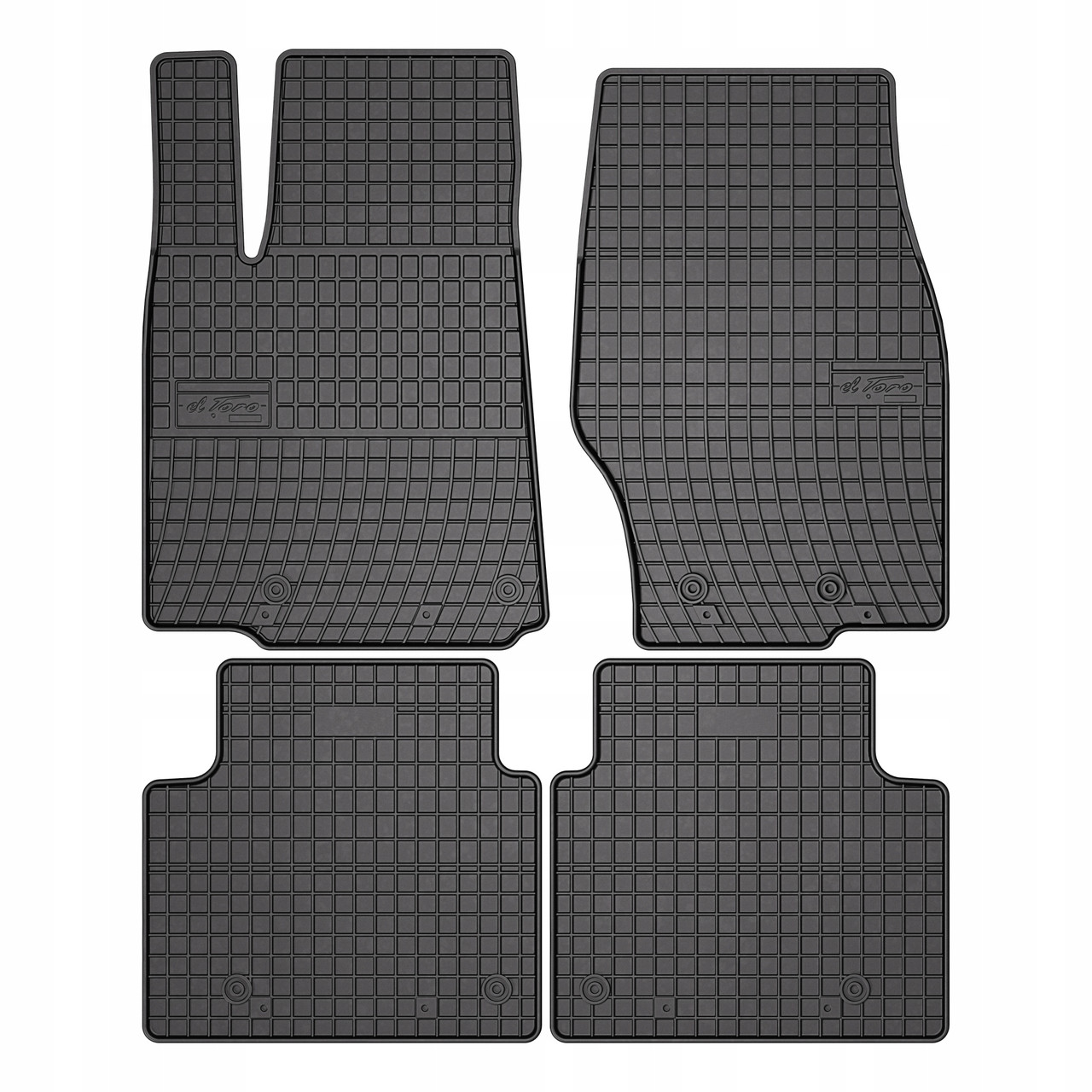 Коврики в салон Frogum Jeep Grand Cherokee 4xe от 2021 резиновые Черный (427884)