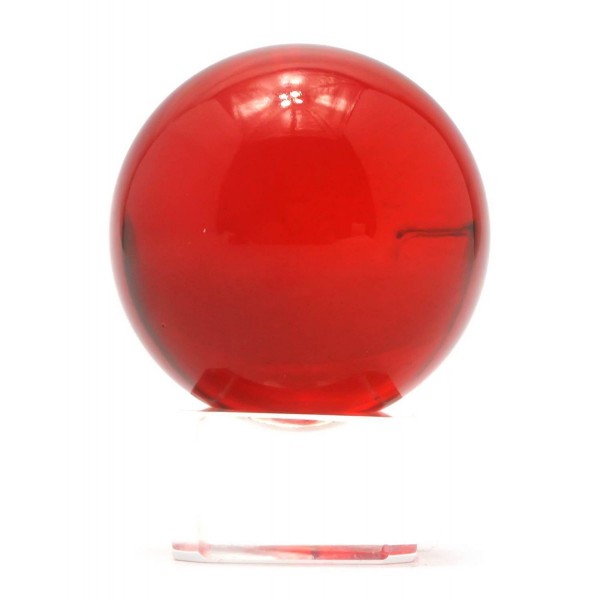 Куля кришталева 4 см Червона (28728)