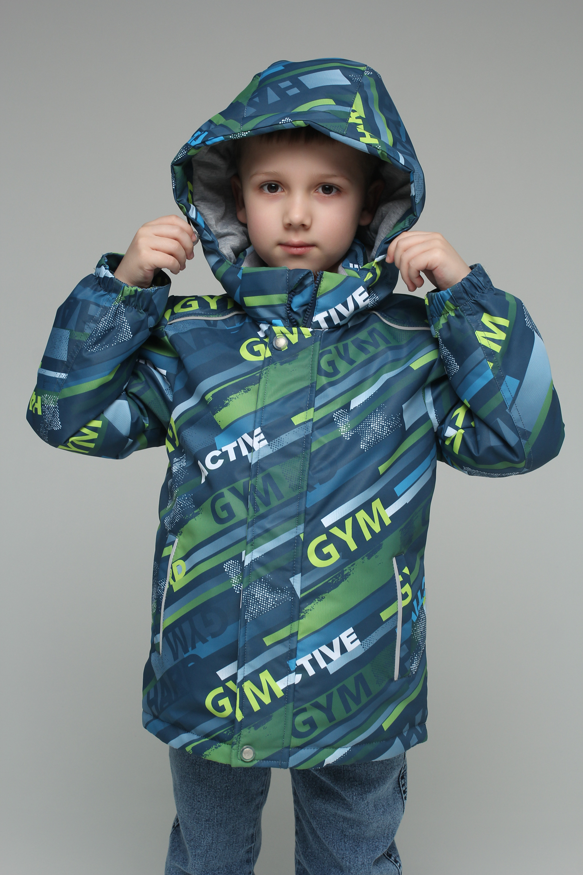 Куртка для мальчика Snowgenius D442-09 134 см Темно-синий (2000989393214)