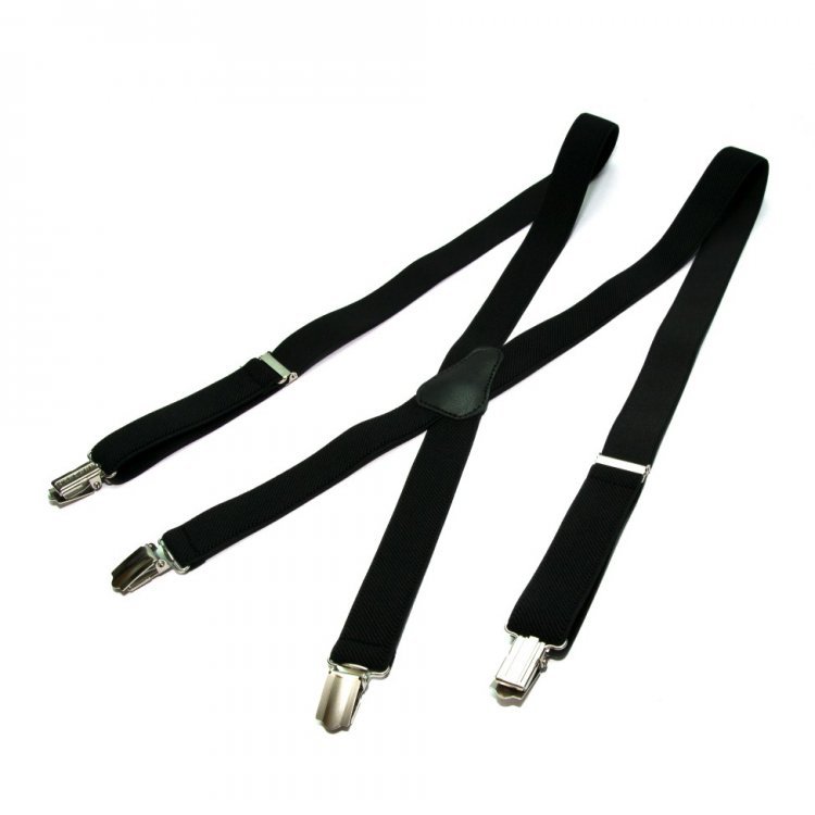 Підтяжки Gofin suspenders Х Образні Чорні (PBXX-5922)