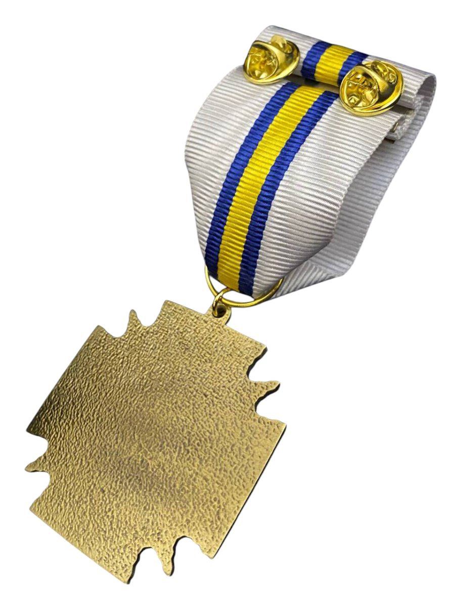 Медаль з документом Collection Хрест Пошани 45 мм Різнокольоровий (hub_xcvqpg)