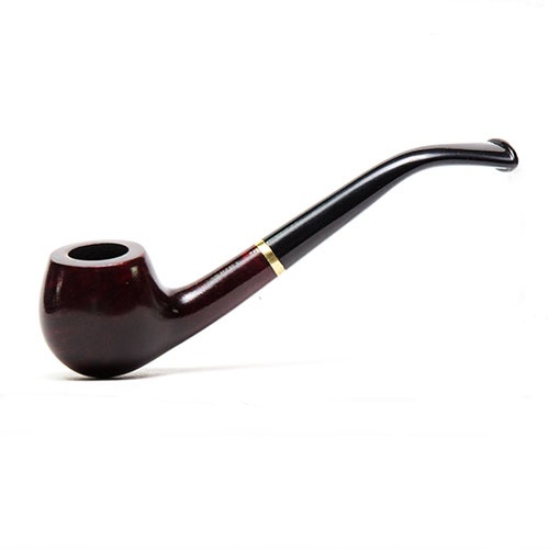 Трубка Brog 1.4 x 2 см Чорна із коричневим (129 BR)
