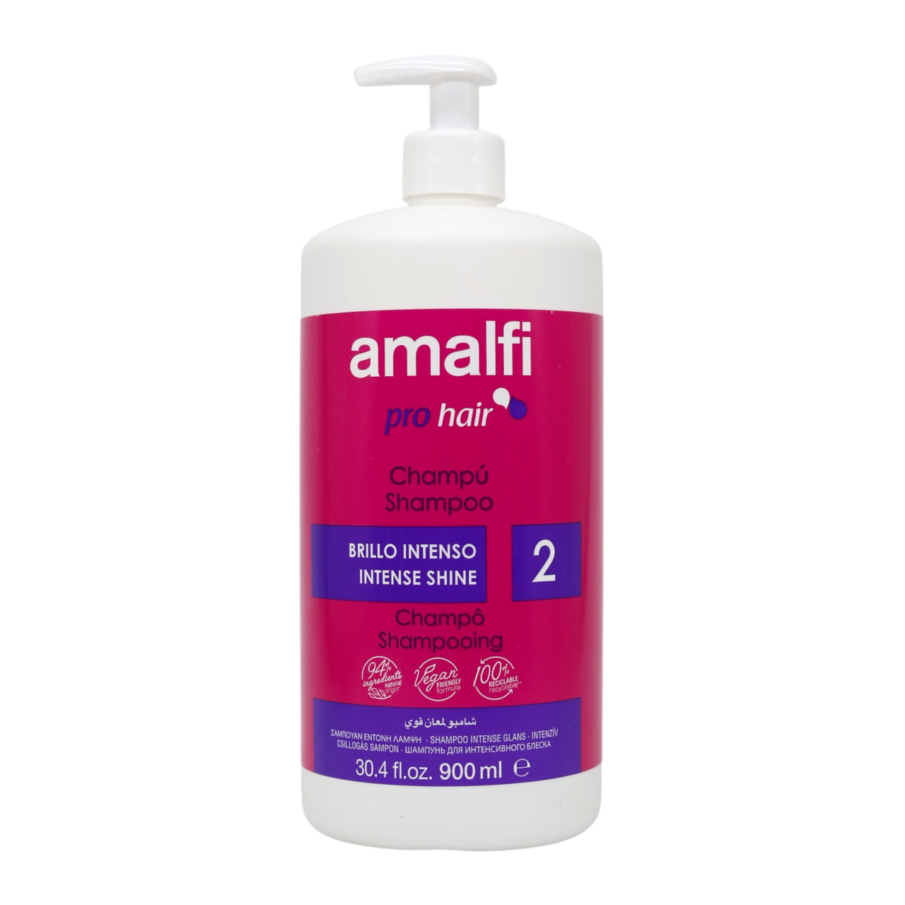 Шампунь Amalfi Effeto Brilliante с дозатором 900 мл