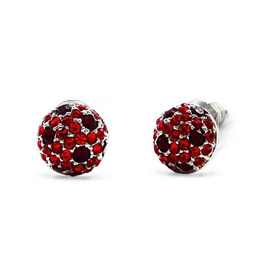 Сережки-гвоздики KOBI Cherry Ø 9 мм зі Swarovski (7042-0118-07-32)