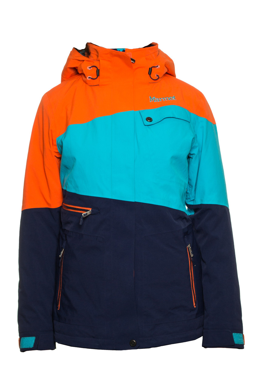 Жіноча гірськолижна куртка Marmot Moonshot S Blue Orange (hub_cOZQ67310)
