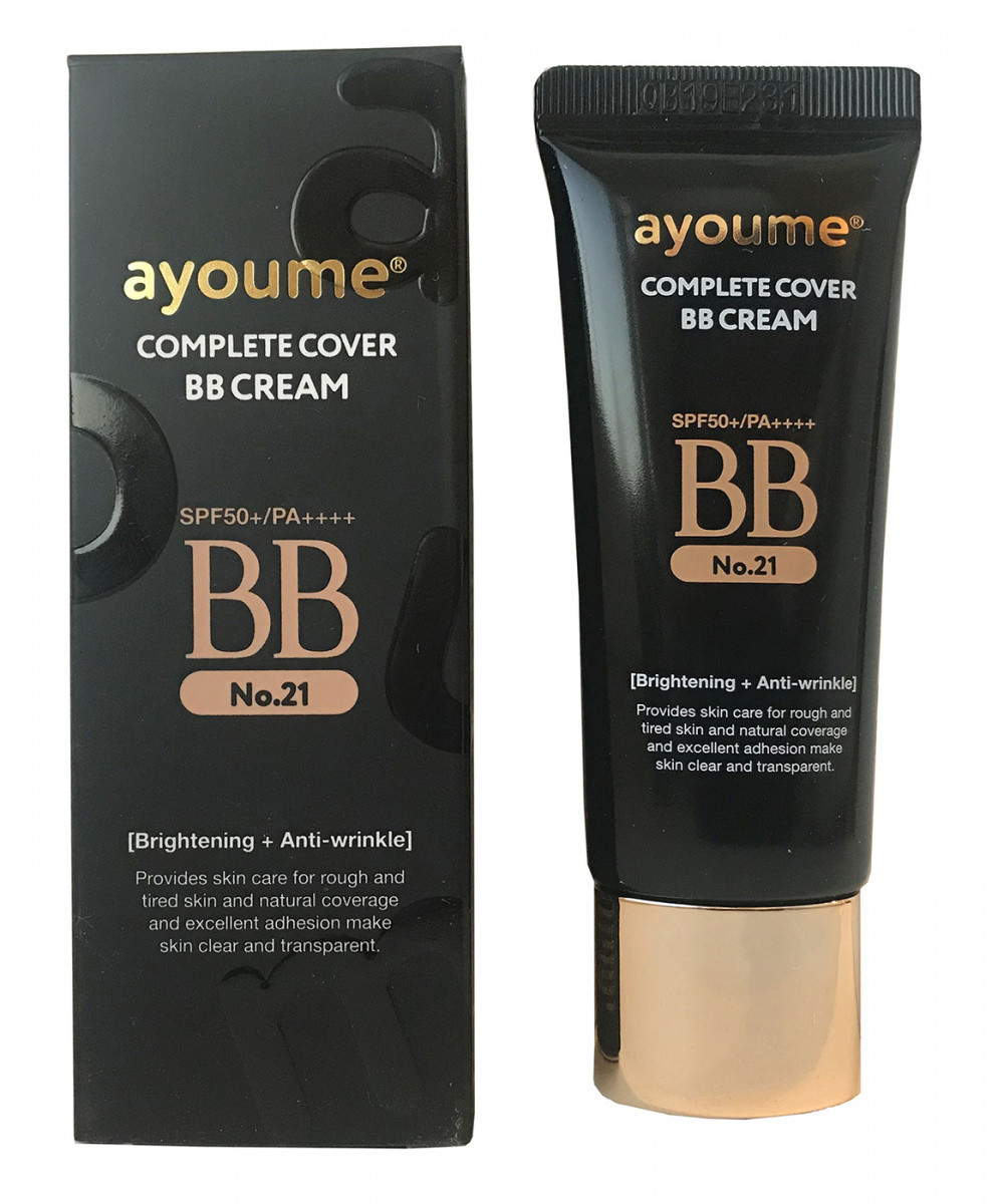 Тональний сонцезахисний BB-крем Ayoume Complete Cover BB Cream SPF50+ PA++++ Тон 27 20 мл (8809534251795)
