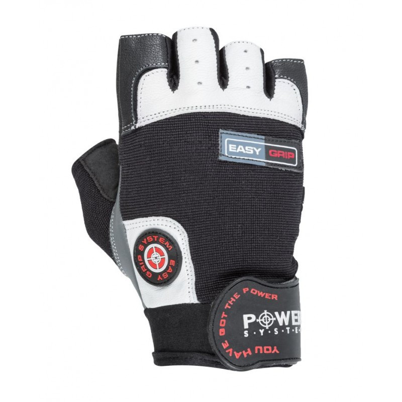 Перчатки для фитнеса и тяжелой атлетики Power System Easy Grip PS-2670 XS Black/White