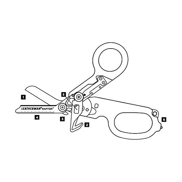 Ножницы Leatherman Raptor Rescue (832609)