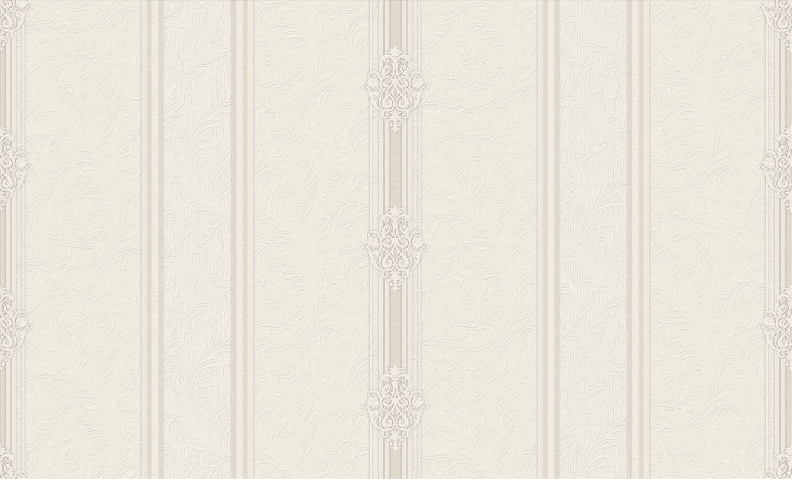 Вінілові шпалери на флізеліновій основі Yuanlong Reema 23072 Білий-Сріблястий