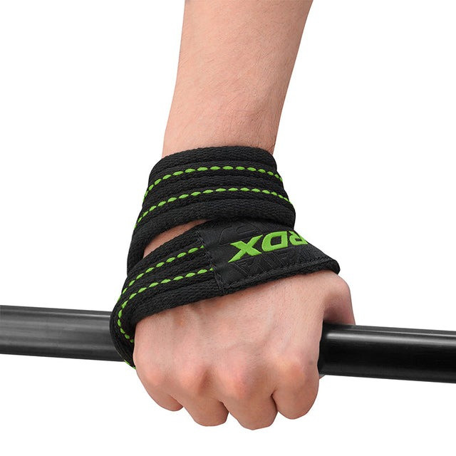 Силовые ремни RDX Gym Lifting 8 Figure Straps Army Green M