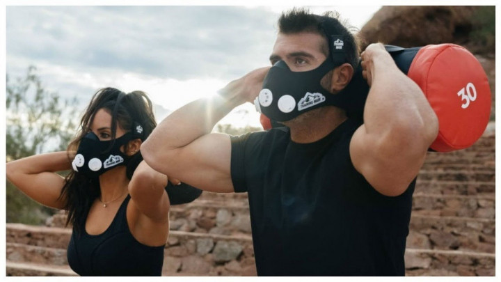 Маска для тренування дихання RIAS Training Elevation Mask 2.0 L Black (np2_4455)