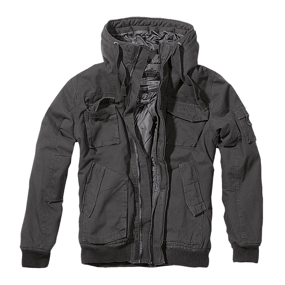 Куртка Brandit Bronx Jacket BLACK L Черный (3107.2)