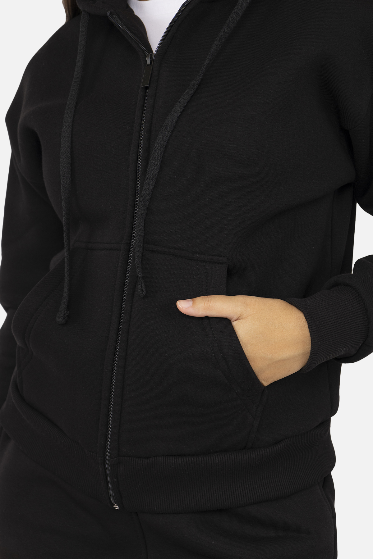 Женская толстовка Yuki XL Черный ЦБ-00254554 (SKT001004589)