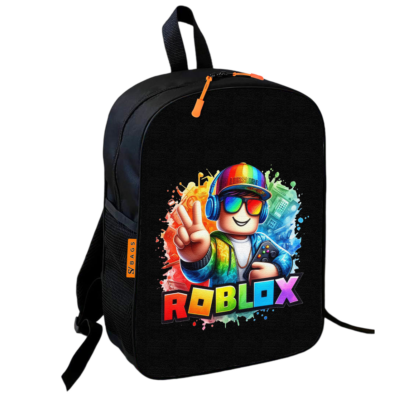 Дитячий шкільний рюкзак з принтом Roblox, 36×27×13 см