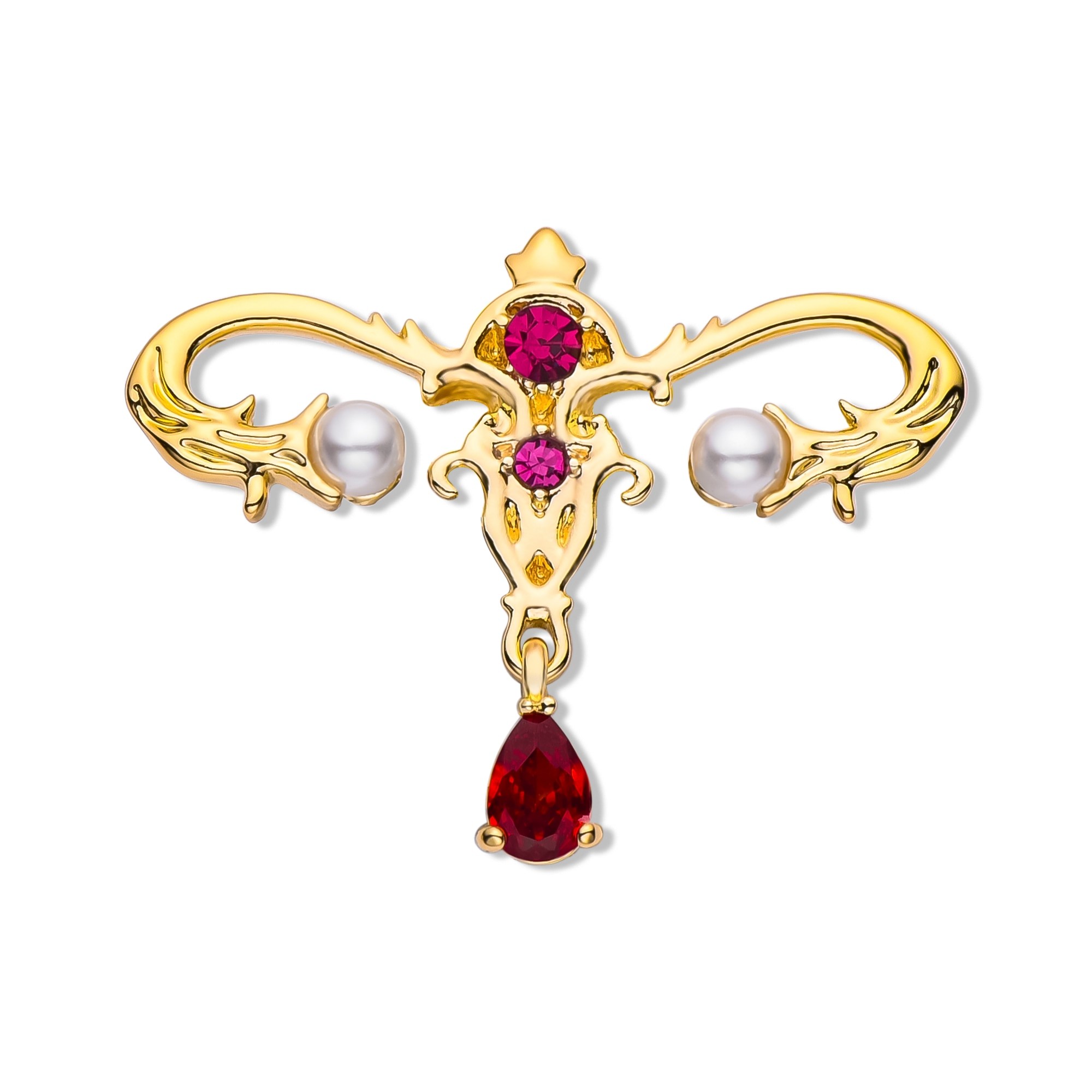 Значок BROCHE Лоно золотистый BRGV113473