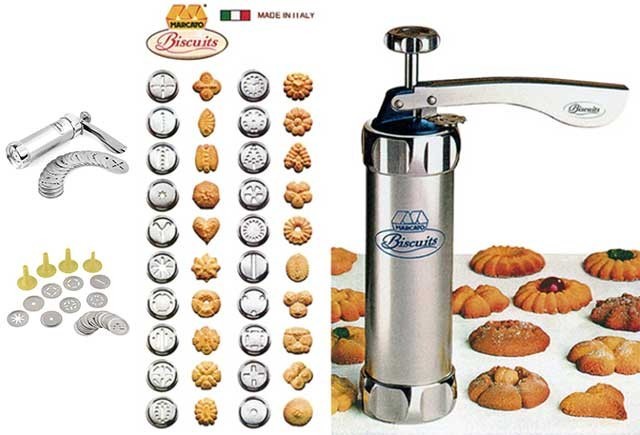 Кондитерский шприц-пресс для печенья и крема 24 насадки Biscuits