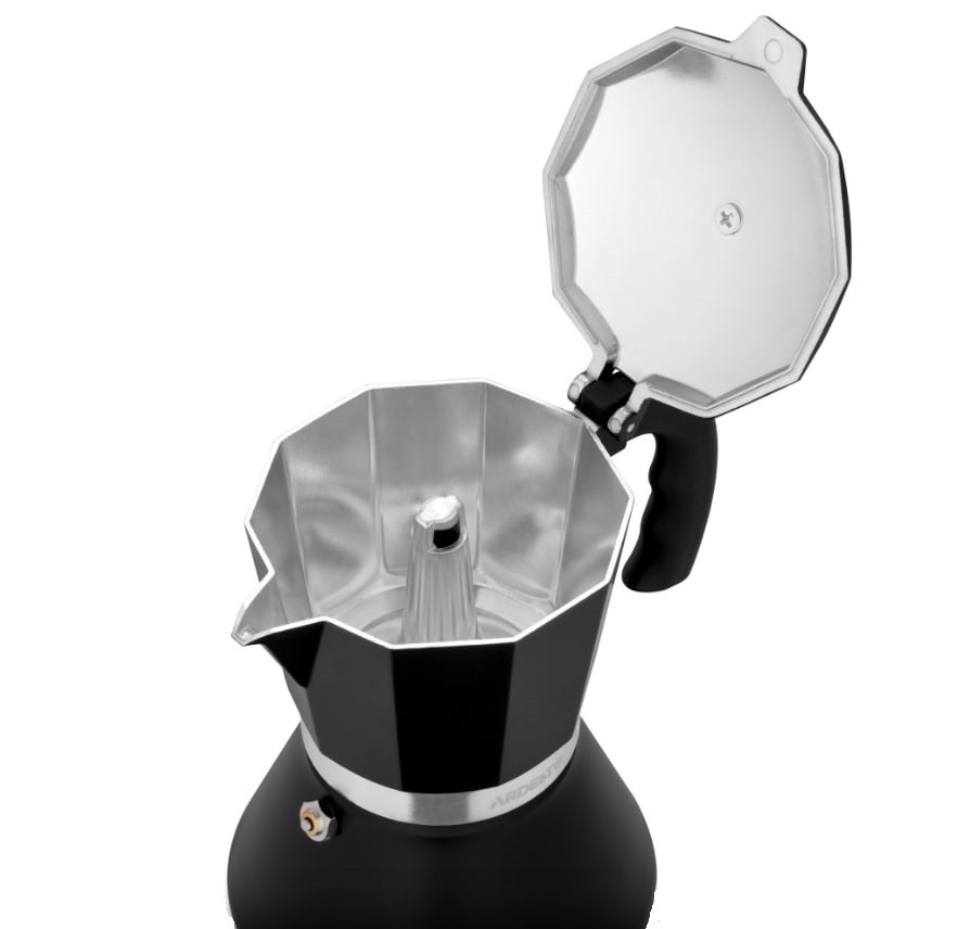 Кофеварка гейзерная Ardesto Gemini Trento AR0806AIB 0.3 л Черный