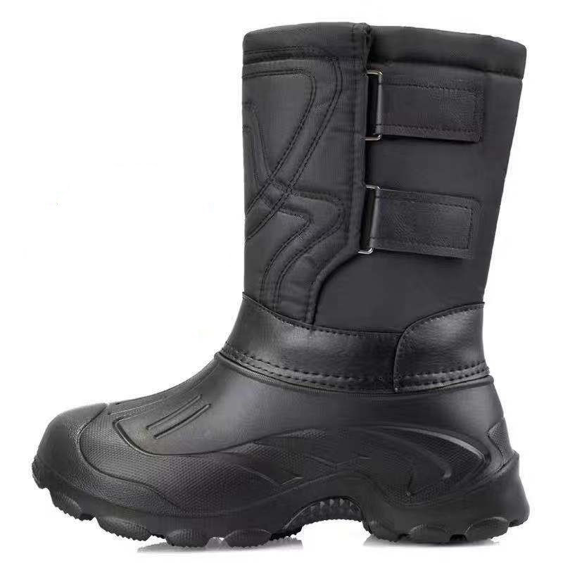 Тактические зимние сапоги водонепроницаемые Черные SnowBoots2 44 Solve