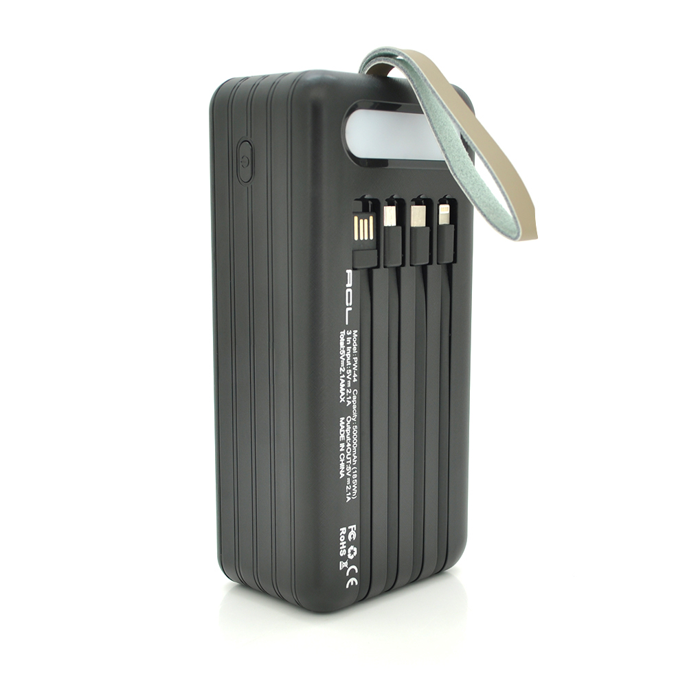 Powerbank Voltronic PB-44 50000mAh Чорний (25928)