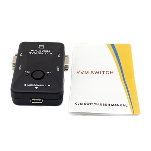KVM свич 2-портовый MHZ FJ-2UK-4UK USB