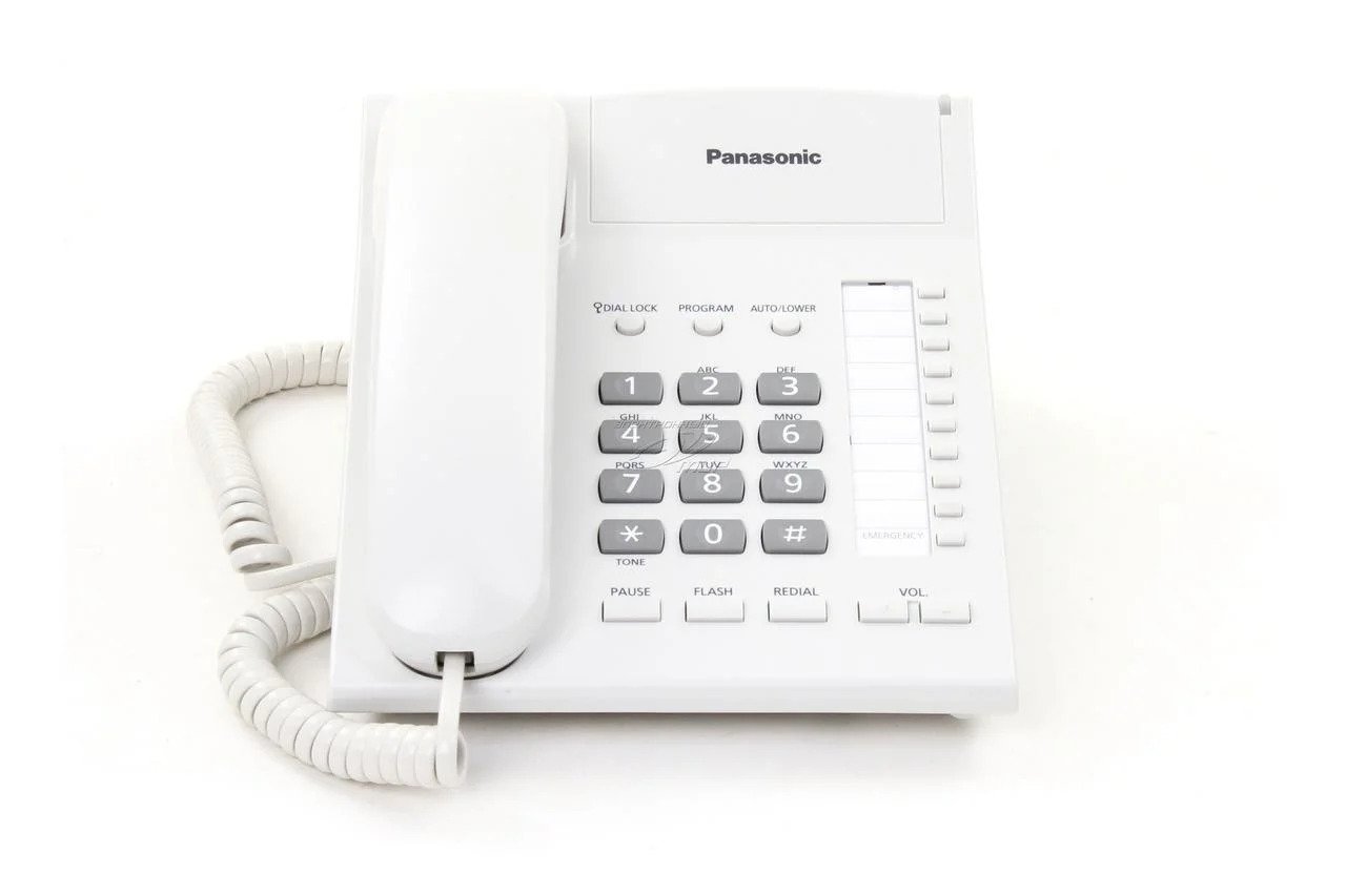 Телефон Panasonic KX-TS2382UAW (63555)