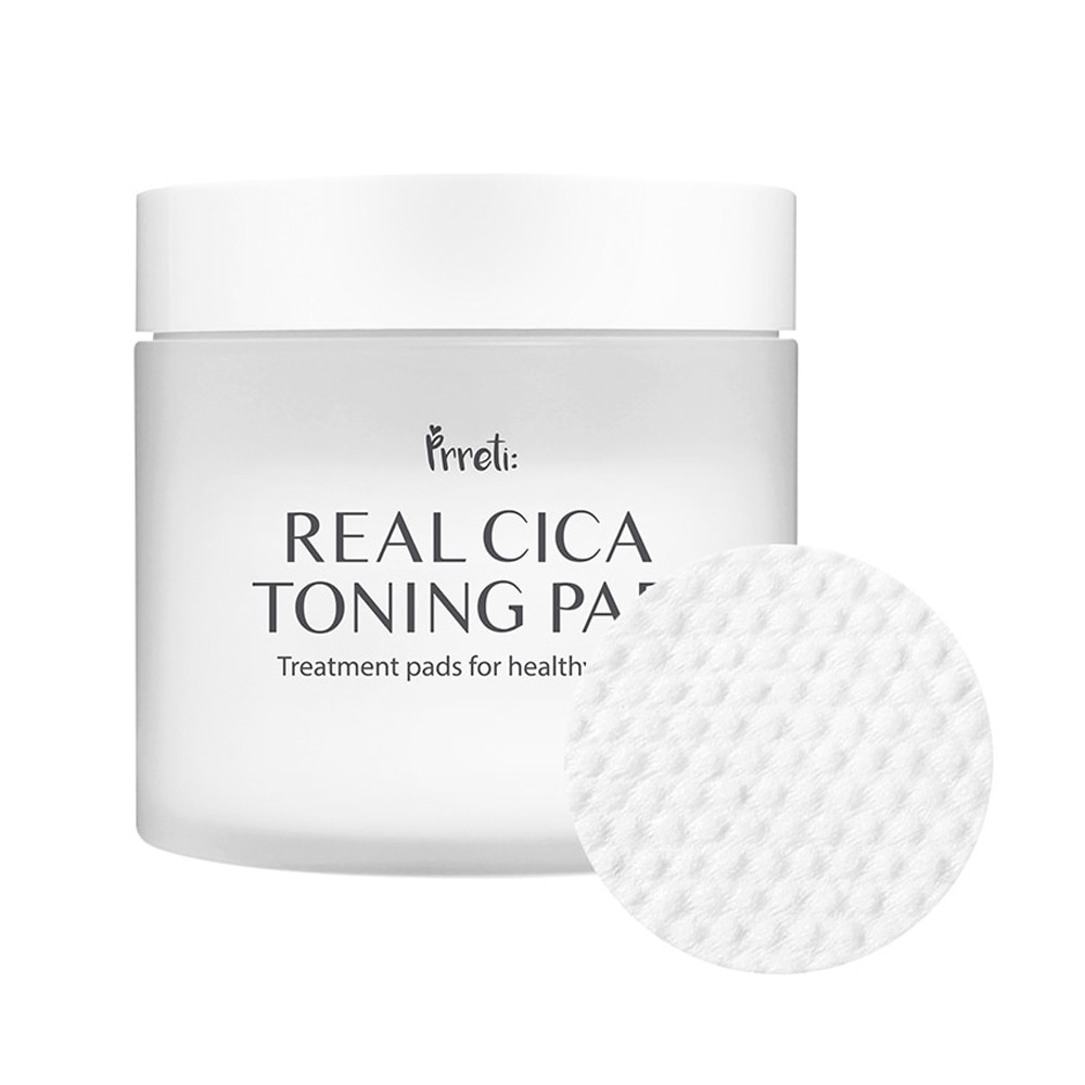 Тонизирующие диски для лица с центелой Prreti Real Cica Toning Pad 50 шт (8809541199462)