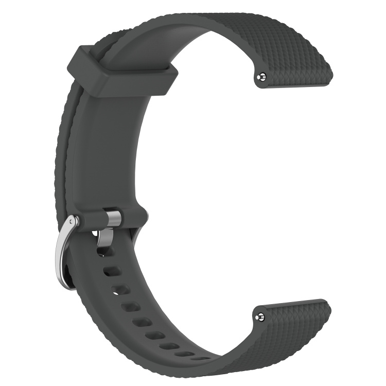 Ремешок силиконовый 20мм для Samsung Galaxy Watch 42 | 3 41 mm | Active | Active 2 BeWatch GT Темно-серый (1011444)