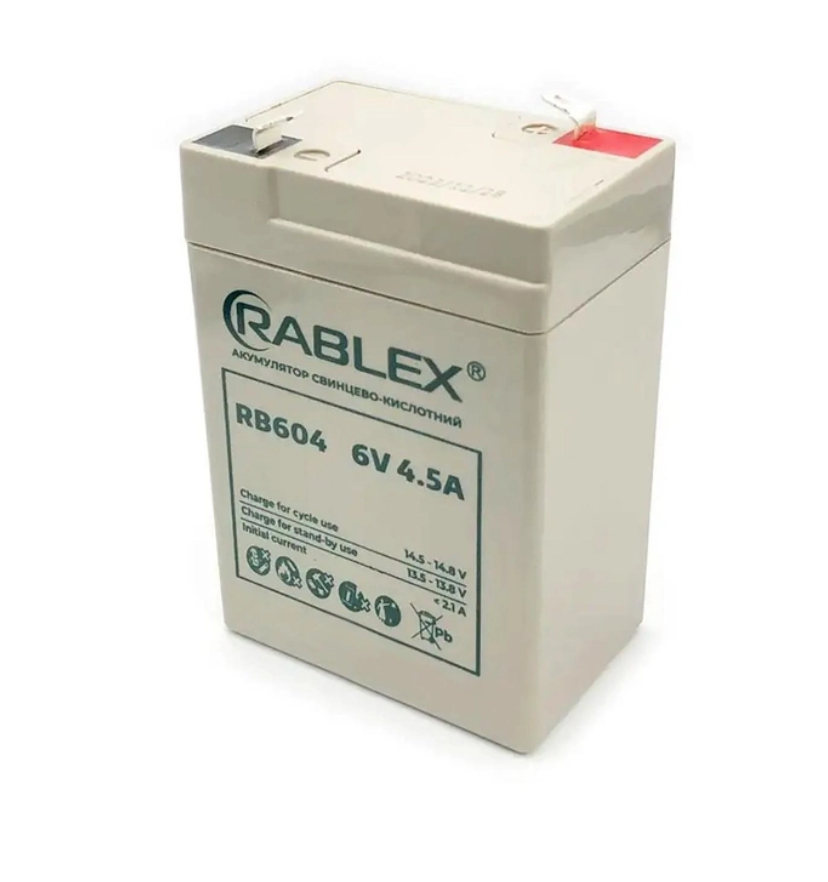 Аккумулятор Rablex RB604 6V/4,5Ah