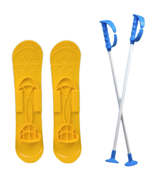 Дитячі лижі SKI BIG FOOT жовті MARMAT (6586)