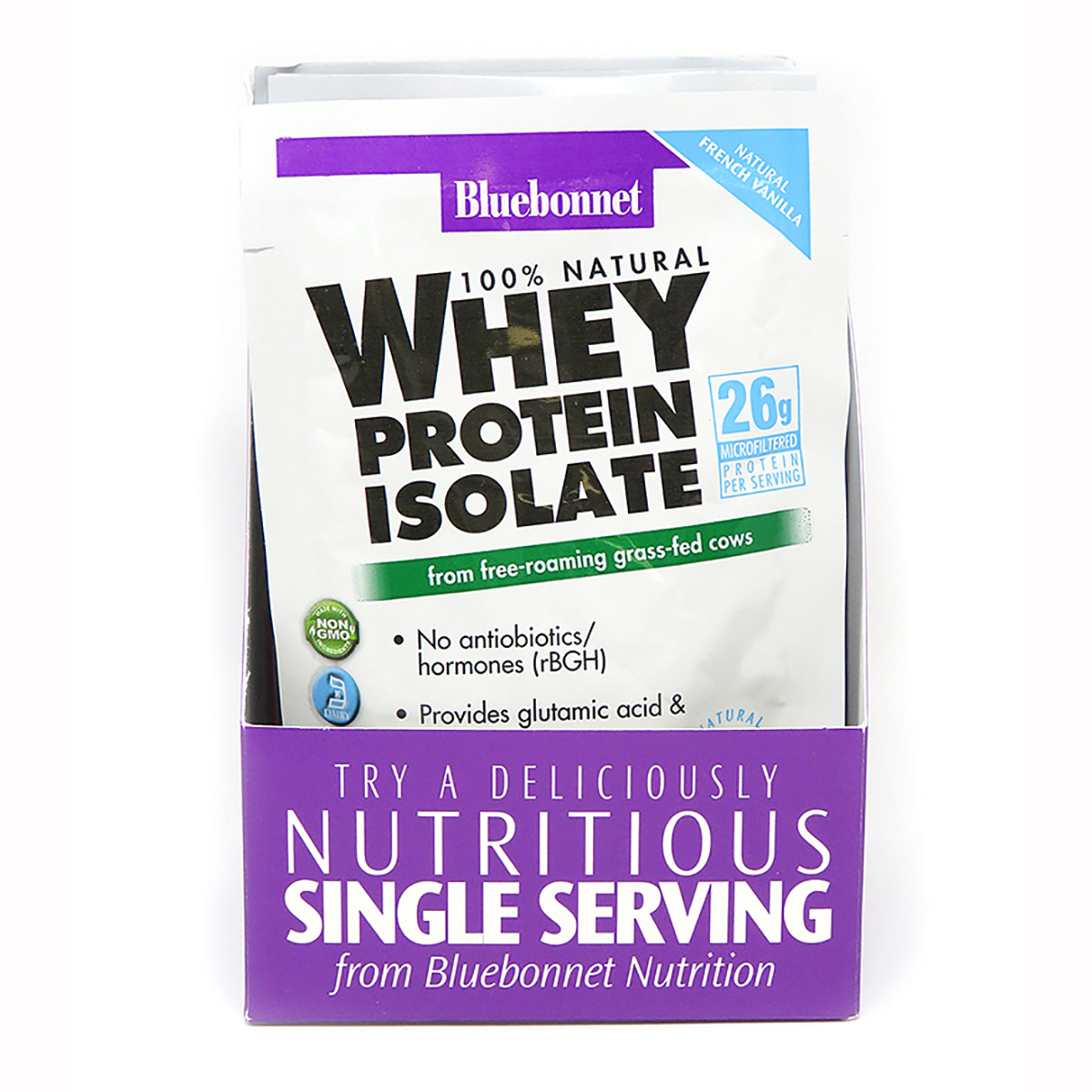 Изолят сывороточного протеина Bluebonnet Nutrition Whey Protein Isolate 8 пакетиков (1567)