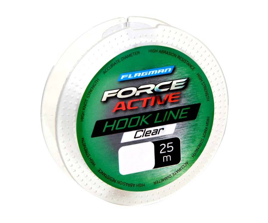 Волосінь FLAGMAN FORCE ACTIVE HOOKLENGTH 25м / 0.16мм (FAH25-016)