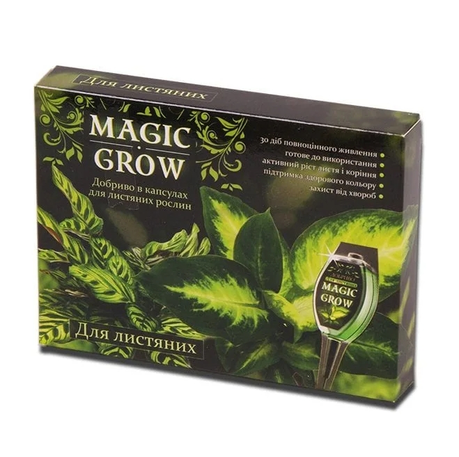 Добриво для листяних в капсулах Flora Magic Grow 5 шт по 25 мл (SK000161)