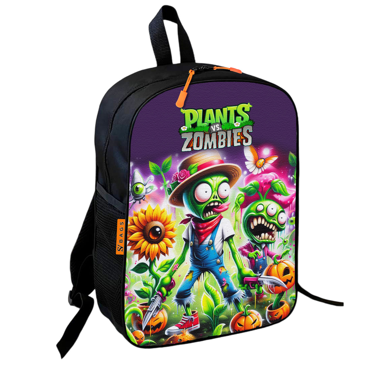 Дитячий шкільний рюкзак Plants vs. Zombies 36×27×13 см з принтом