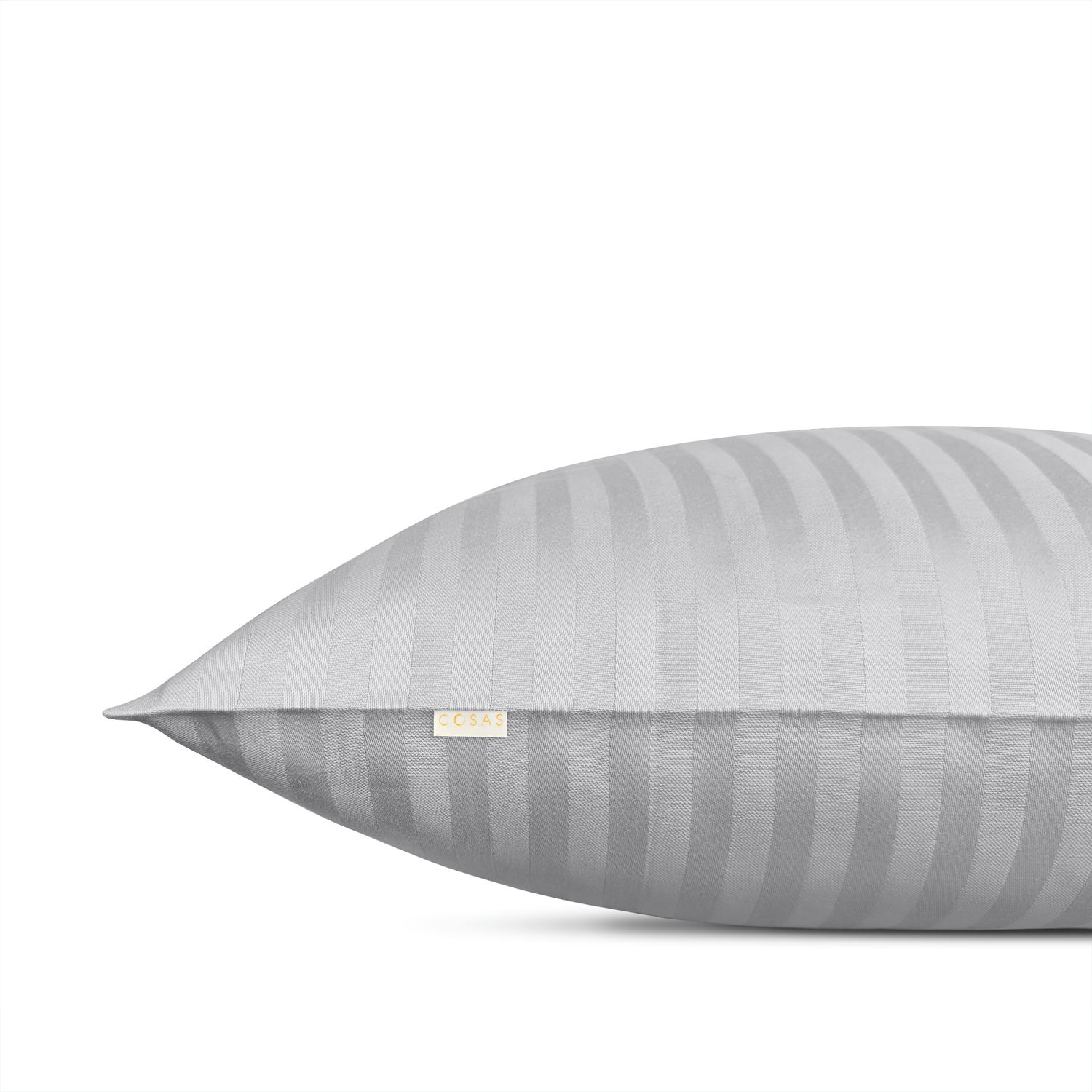 Підліткова постіль сатин з простирадлом на гумці SILVER CS1 Cosas сірий 160х220 см