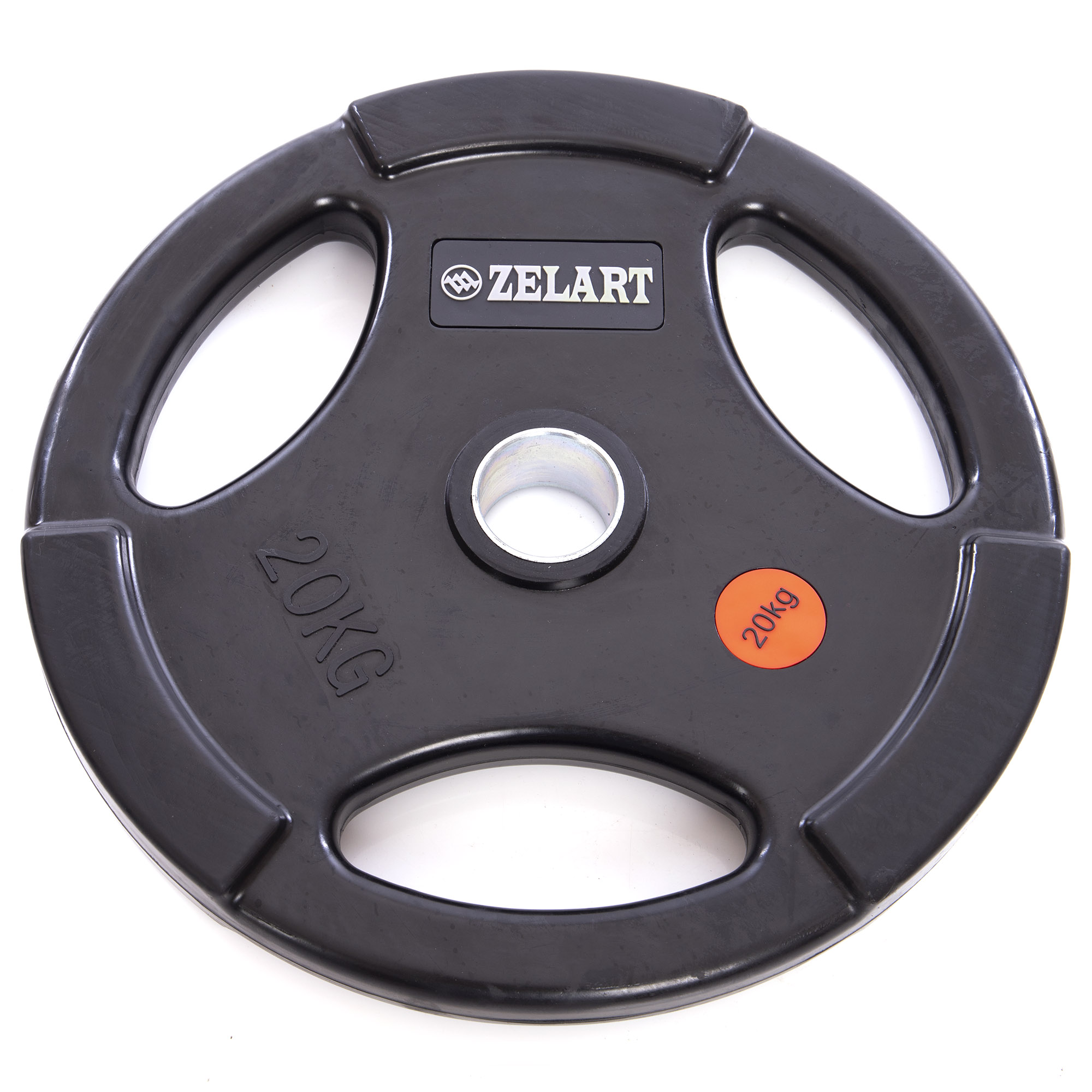 Млинці (диски) гумові Zelart TA-5160-20 20кг Чорний
