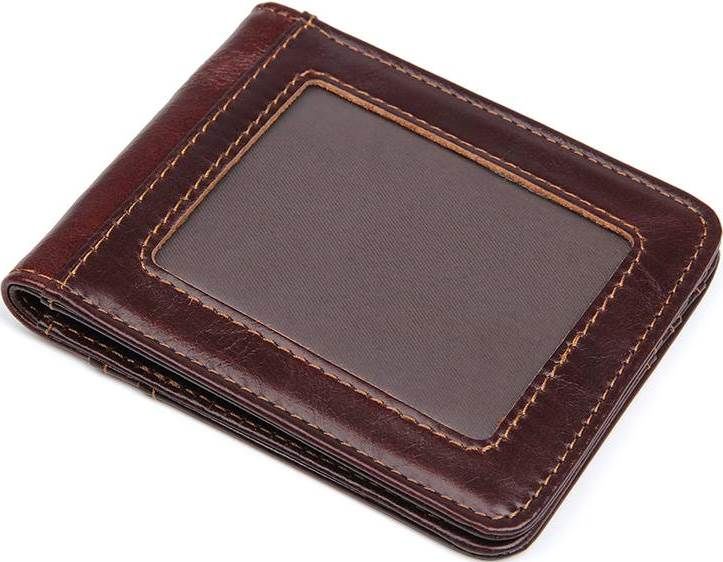 Зажим для купюр Vintage14513 Коричневый, Коричневый