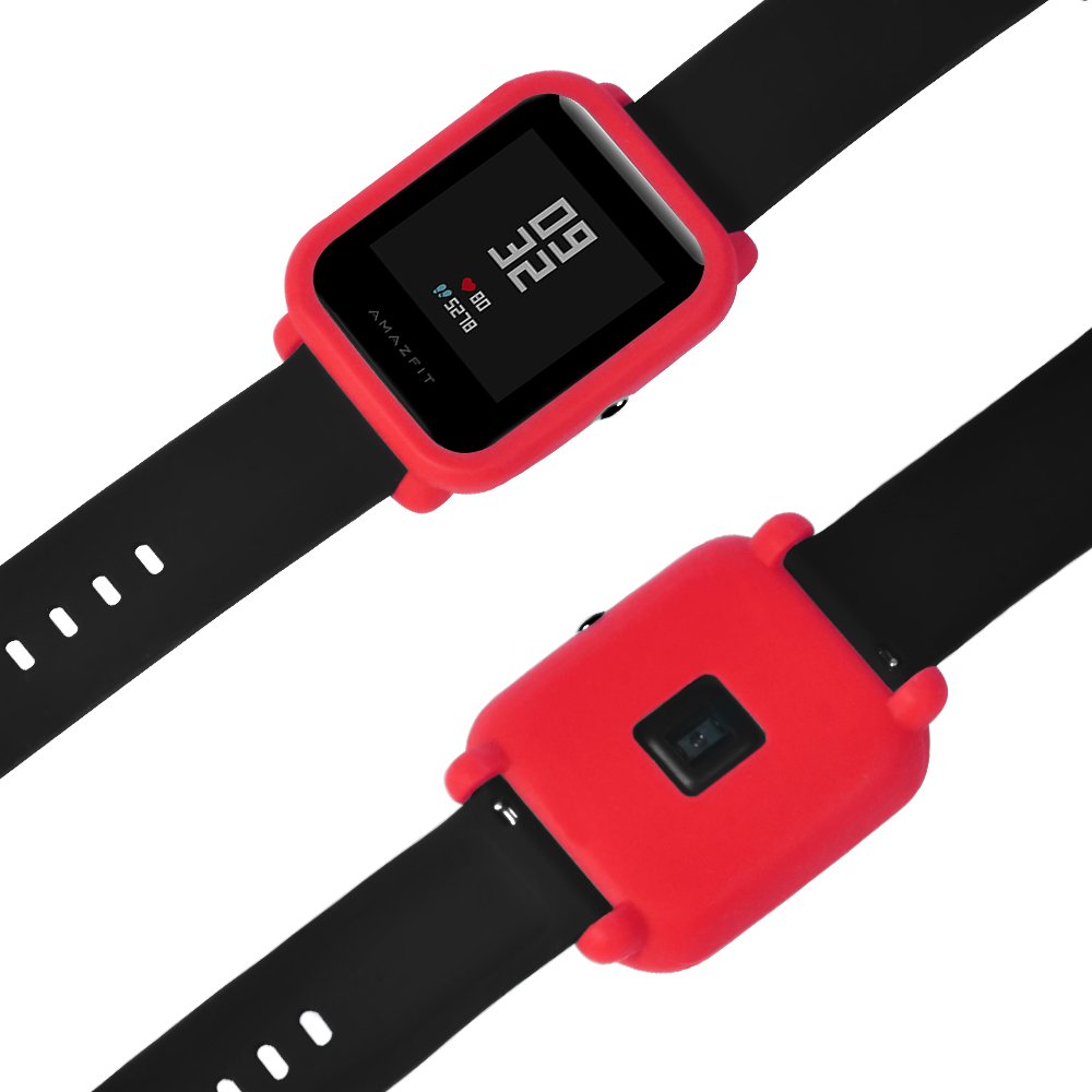 Силіконовий чохол Tamister на весь корпус для Xiaomi Amazfit BIP Червоний (1010603)