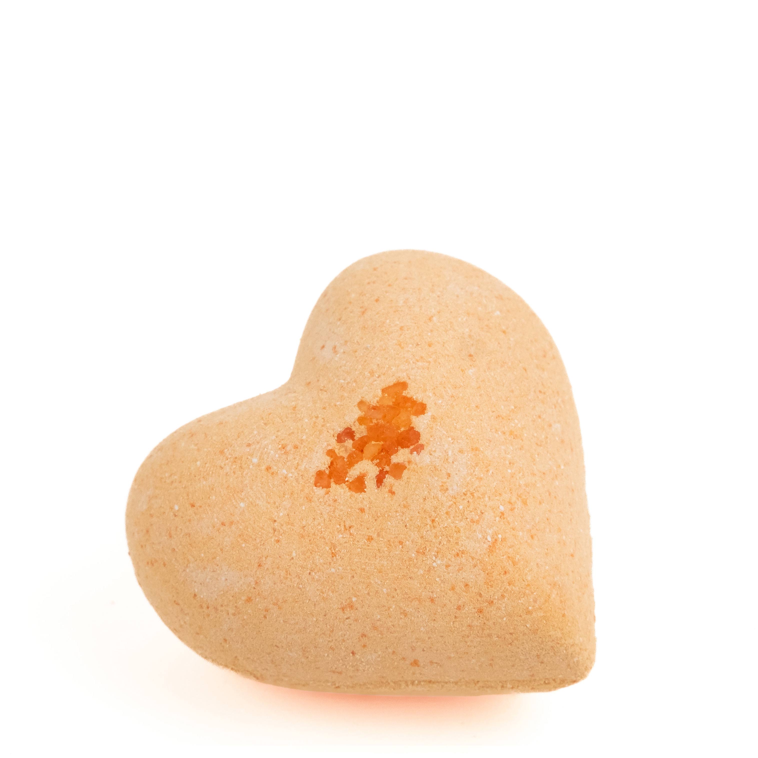 Бомбочка-серце для ванни Dushka Orange romantic 150 г