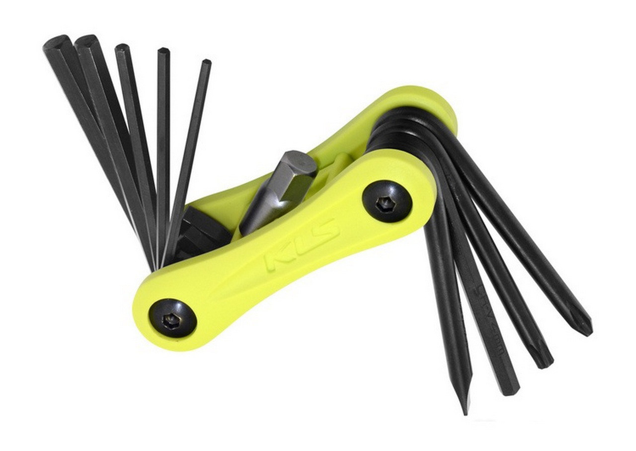 Мультитул KLS Stinger 10 Сірий з жовтим (hub_zIml52759)