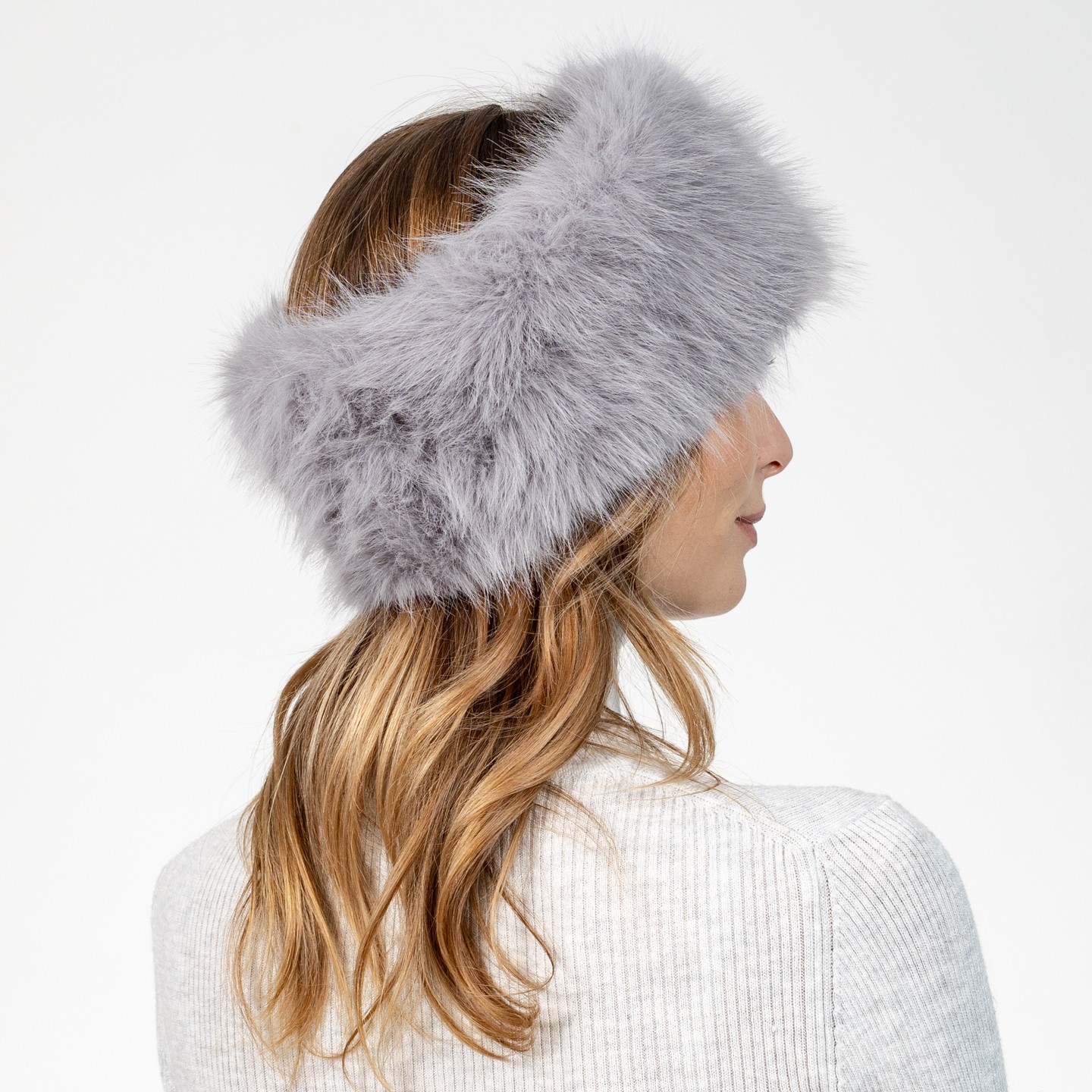 Повязка на голову LuckyLOOK КРІСТЕН One Size Серый (593-114)