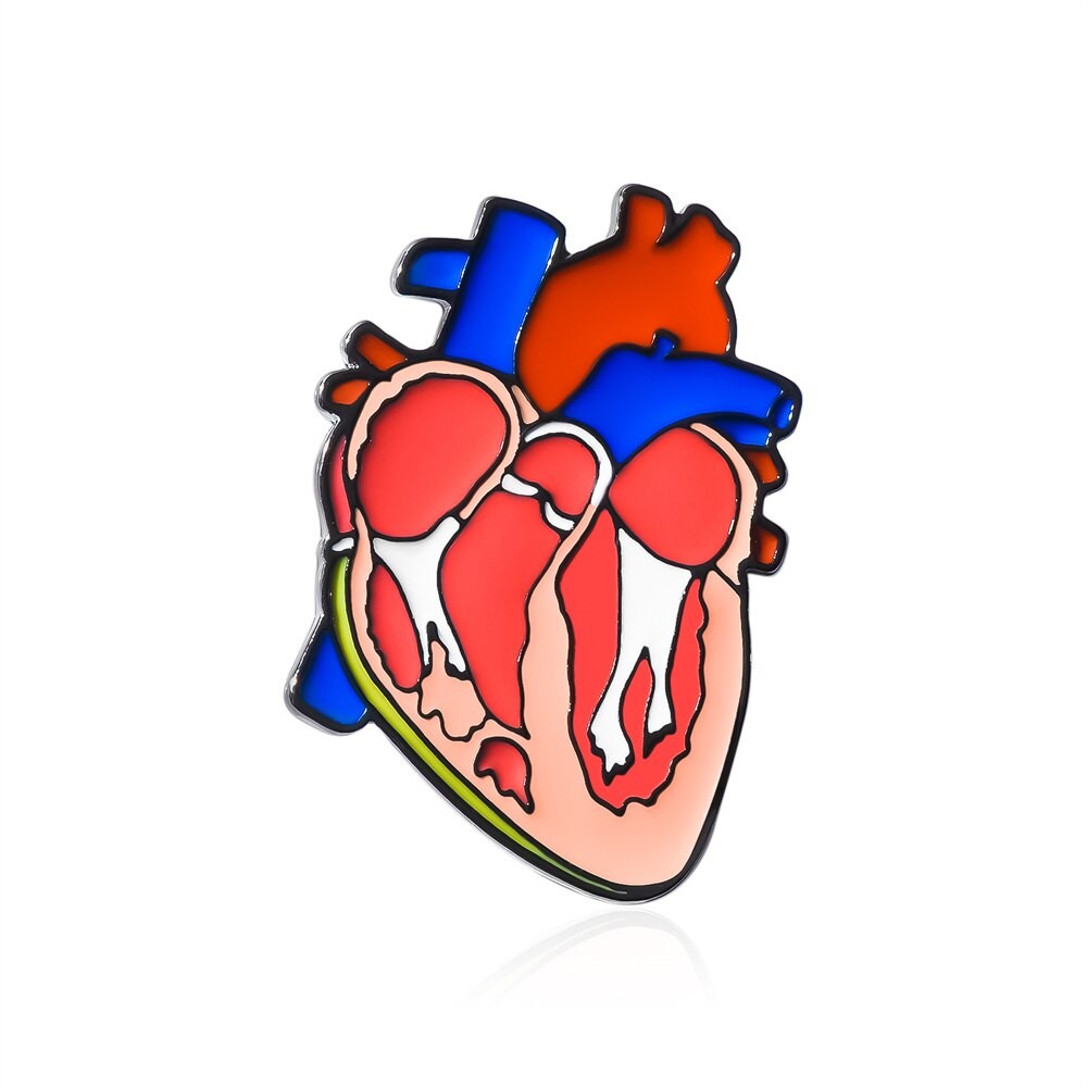 Значок BROCHE Сердце красный BRGV113402