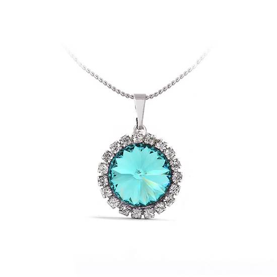 Підвіс з ланцюжком KOBI Rivoli Strass Ø 16 мм зі Swarovski (7430-3090-21-32)