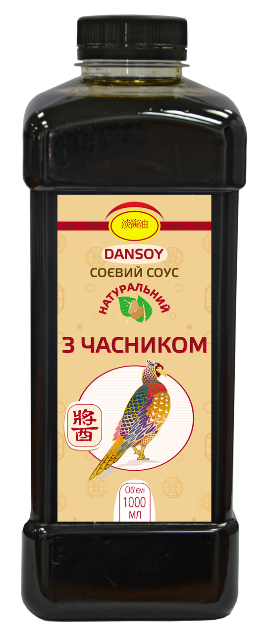 Соєвий соус DanSoy з часником 1 л (soysaucechesnok1L)