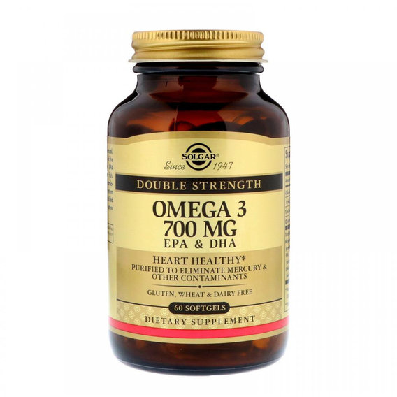 Омега 3 Solgar Omega-3 700 mg EPA & DHA 60 Softgels