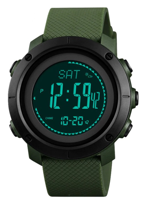 Мужские часы Skmei 1427 Compass Green