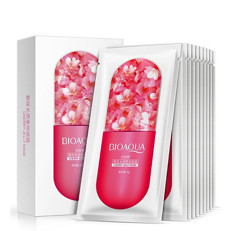 Маска для обличчя з вишнею Bioaqua Cherry Jelly Mask (hub_xLsK38359)