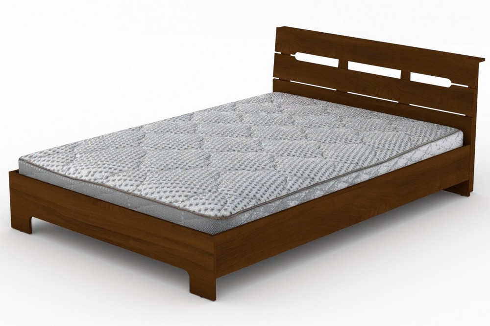 Двоспальне ліжко Компаніт Стиль-140 горіх екко