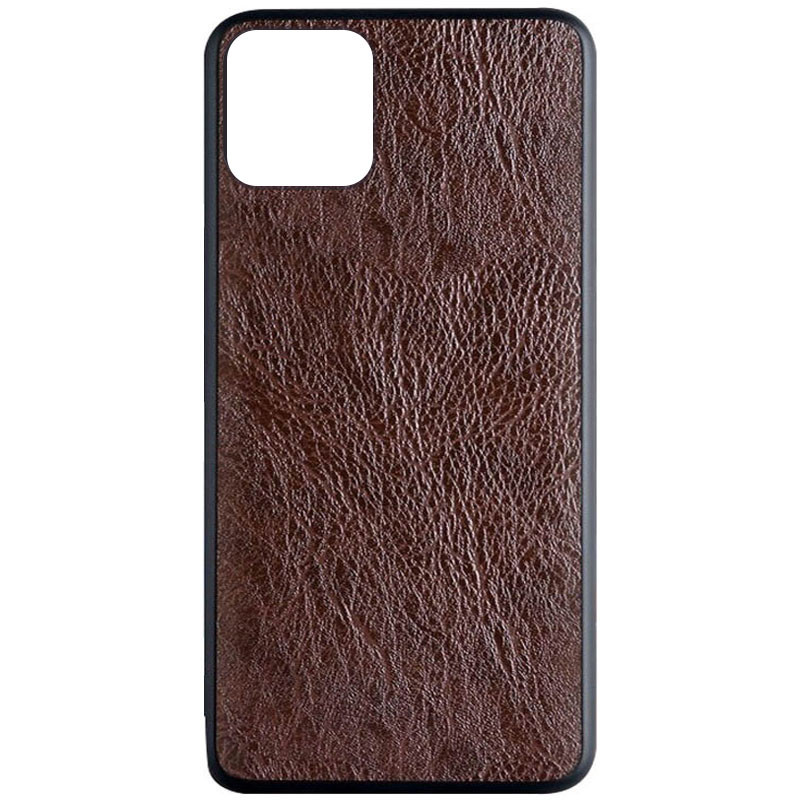 Кожаный Чехол PU Retro classic для Apple iPhone 12 mini (5.4) (Темно-коричневый) 1067357