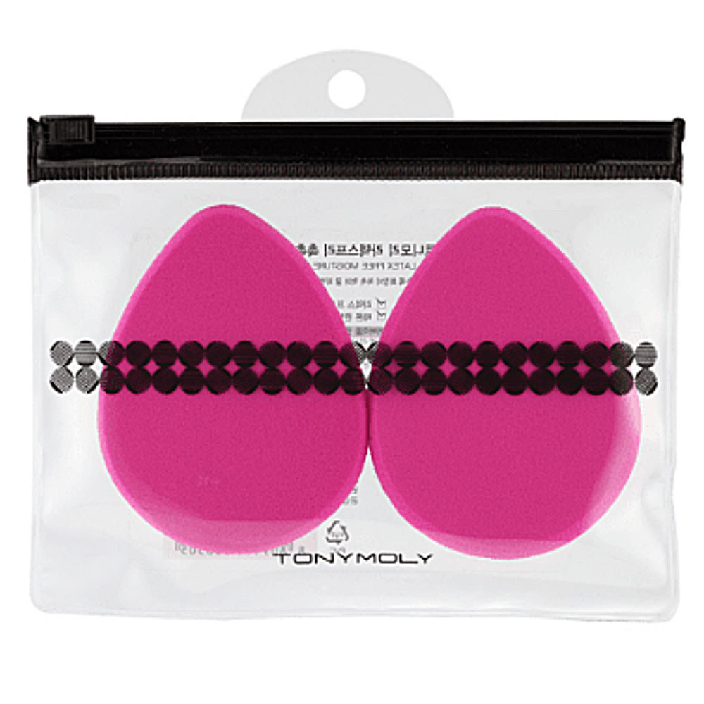 Спонж для нанесения макияжа Tony Moly Latex Free Moisture Puff 2 шт (8809414860505)