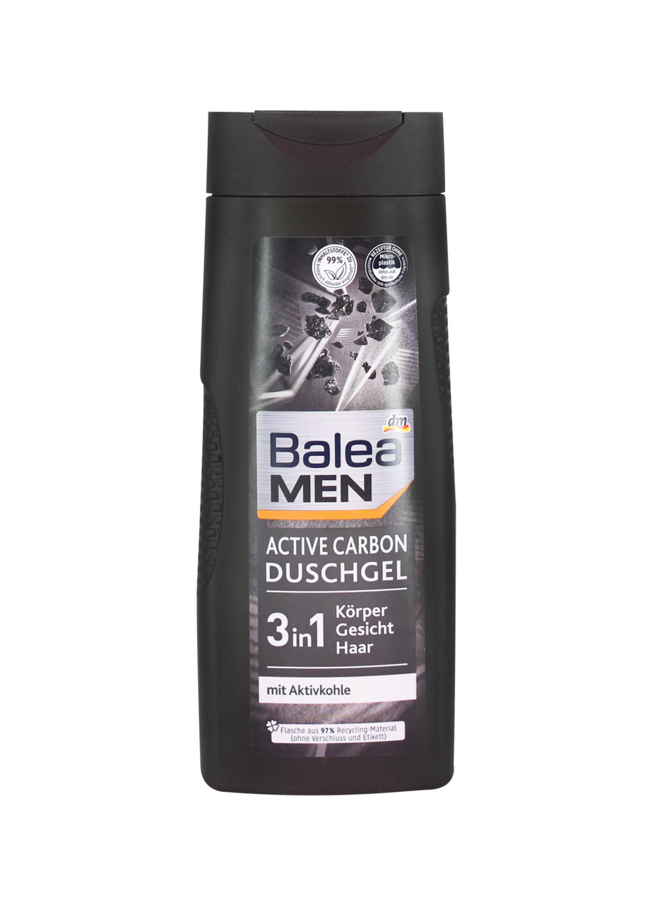 Гель для душа Balea Men 3 в 1 Carbon 300 мл
